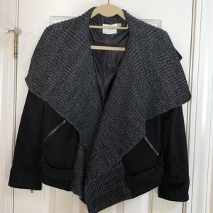 Lush black and gray jacket